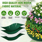 4 Pcs Plant Grow Bags 4 Tiered Strawberry Planter Tower Fabric Raised Garden - Image 5