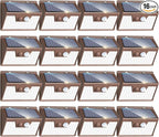 Peasur Brown Solar Lights Outdoor Motion Sensor 16 Pack, Ultra-Bright 3 Mode by Peasur