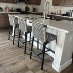 PURPLE LEAF Bar Stools Set of 2 - Image 3