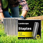 HongWay 360 Pack 6 Inch Landscape Staples, Galvanized Garden Staples 11 Gauge - Image 3
