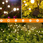 ASMAD Solar Lights Outdoor, Solar Garden Lights, Outdoor Decorations, Firefly - Image 4