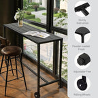 Outvita Outdoor Bar Table, Bistro Rectangle - Image 4