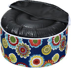 Magpie Fabrics Indoor/Outdoor Inflatable Stool Ottoman Pouf, Water Repellent - Image 7