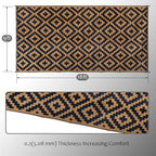 SAND MINE Reversible Mats, Plastic Straw Rug, Modern Area Rug, Large Floor Mat - Image 2