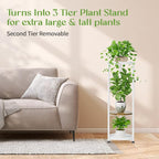 iDavosic.ly 4 Tier Corner Plant Stand Indoor, 45 Inch Tall Vertical Metal - Image 6