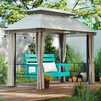 IVY&LANE Outdoor Porch Swing | HDPE Plastic | 2-Person | Hanging Bench Swings | - Image 5