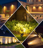 MEIKEE 7W 800LM Low Voltage Landscape Lighting, 12V 24V 2700K Warm White LED - Image 9