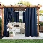 NICETOWN 2 Pieces Blackout Outdoor Curtainss - Image 2