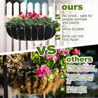 2PCS 30Inch Upgraded Planter Basket Liners Fabric Window Box Liners Felt Trough - Image 4