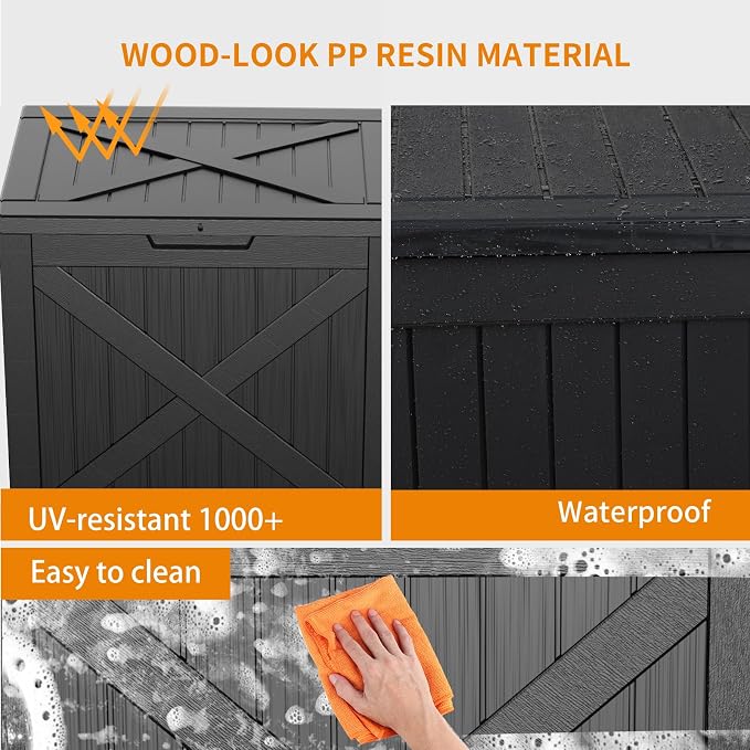 ROJIK Outdoor Storage Housing Deck Box - Image 4