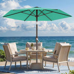 AreShark 7.5FT Patio Umbrella Table Market Umbrella - Image 5