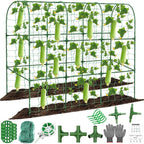 Cucumber Trellis for Raised Bed 51 x 50 Inch U-Shape Garden Trellis for by Qinzave