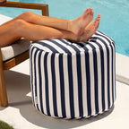 Jaxx Spring Indoor/Outdoor Bean Bag Pouf Ottoman - Image 2