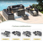 Aoxun 11 Piece Patio Furniture Set - Image 6