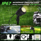 Spotlight Outdoor – 120V Plug-in, 2700K Warm White LED Landscape Spot Lights - Image 7