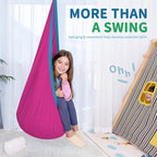 OUTREE Kids Pod Swing Seat, Cotton Child Hammock Swing Chair, Sensory Swing - Image 5