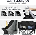 Double Camping Chair Loveseat - Image 4