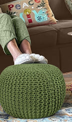 COTTON CRAFT Round Dori Pouf - Image 6