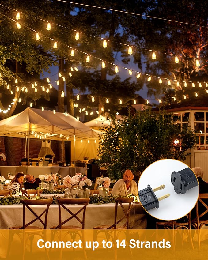Outdoor String Lights Waterproof, 100FT Patio Lights Outdoor - Image 5