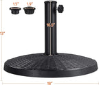 Yaheetech 22 lbs Heavy Duty Outdoor Umbrella Base 18" Round Patio Umbrella - Image 2