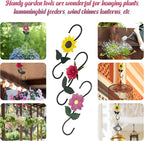 S Hooks for Hanging Plants, Beautiful and Vivid Plant Hook for Garden Planters - Image 5