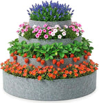 4 Pcs Plant Grow Bags 4 Tiered Strawberry Planter Tower Fabric Raised Garden by Unknown
