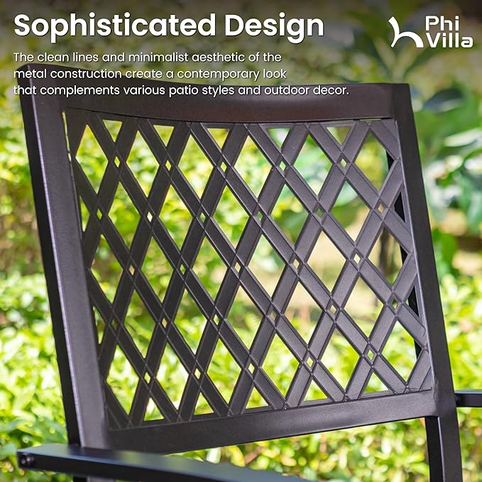 PHI VILLA 9 Pieces Outdoor Dining Set - Image 6