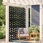 VEVOR Metal Privacy Screen, Outdoor Privacy Screens 5-Panel, Freestanding - Image 8