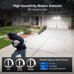 SANSI 55W 7000LM Motion Sensor Outdoor Security Lights, Super Bright 5000K Dusk - Image 3