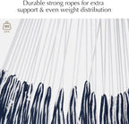 PNAEUT Handwoven Mayan Hammock, Thick Soft Rope Double Hammock - Image 6