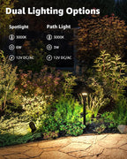 SUNVIE All-in-ONE Landscape Lighting Kit 6-Pack LED Outdoor Pathway Lights - Image 2