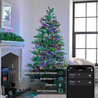 Brizled Smart Color Changing Christmas Lights, 66ft 200LED WiFi String Lights - Image 5