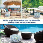 Outdoor Inflatable Ottoman Waterproof Pouf Ottoman - Image 5