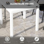 Outsunny Expandable Patio Dining Table - Image 5