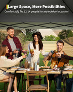 Canopy Tent 13x13 ft, Pop Up Gazebo One-Push Setup - Image 6