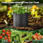 T4U 5 Gallon Grow Bags, Upgrade Grow Bags - Image 3
