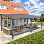 AECOJOY 20' x 12' Outdoor Gazebo Hardtop Pergola - Image 6