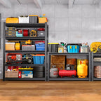 71"H Garage Shelving-3000LBS 5 Tier Storage Shelves, Adjustable Heavy Duty - Image 2