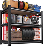 Garage Shelving, 3 Tier Garage Storage Shelves, Adjustable Heavy Duty Metal by Unknown