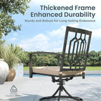 PHI VILLA 5 Pieces Outdoor Dining Set - Image 2
