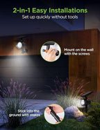 InnoGear Solar Lights for Outside, Outdoor Landscape Spotlight Waterproof - Image 6