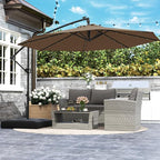 Tangkula 10ft Solar LED Patio Umbrella - Image 3