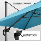 PURPLE LEAF 10' X 13' Patio Umbrella - Image 9