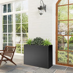 Tall Metal Planter Box for Outdoor Plants 36"L x 12"W x 26"H, Heavy Duty Steel - Image 5