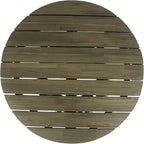 Merax Patio Outdoor Acacia Wood Round Coffee Table - Image 3