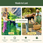 Vego garden 26" Extra Tall Raised Garden Bed Kits, 6 in 1 Modular Raised - Image 7