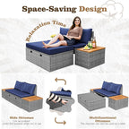 Flamaker Outdoor Rattan Lounge Chair - Image 6