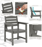 Anbuy Patio Dining Chair Set of 2, Outdoor Chairs - Image 4