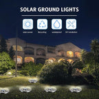 Solar Ground Lights 16 Packs, Garden Solar Outdoor Waterproof Pathway Bright - Image 6