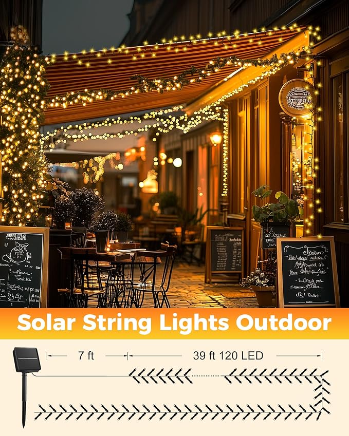 Brightown 4 Pack Solar String Lights - Image 6